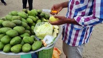 Extreme Mouth Watering Mango Masala   Kacha Aam Makha   Bangladeshi Street Food