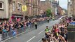 Farewell to Scotland: The hearse carrying The Queen makes it's way down Edinburgh's Royal Mile