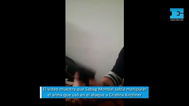 Un video muestra que Sabag Montiel sabía manipular el arma que usó en el ataque a Cristina Kirchner
