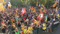 El independentismo catalán sigue perdiendo fuelle y celebra desunido la Diada