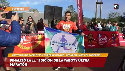 Finalizó la 11 ° edición de la Yaboty Ultra Maratón