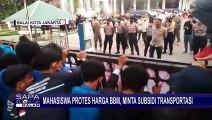 Desak Gubernur DKI Berikan Subsidi Transportasi, Mahasiwa Demo di Depan Balai Kota