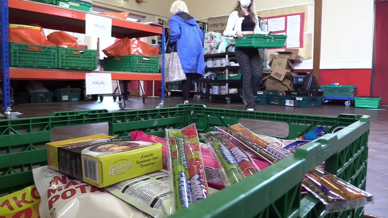 Unprecedented demand for food banks as cost of living crisis 'hits hard'