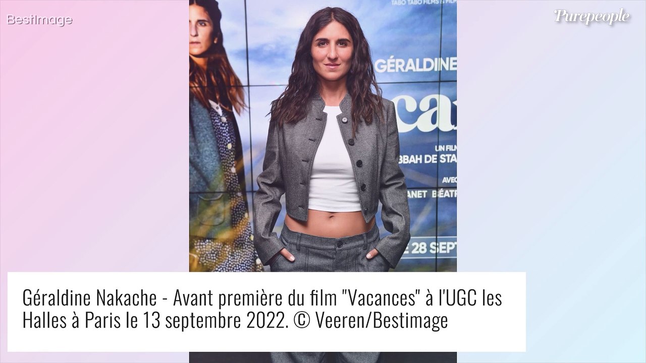 Géraldine Nakache dévoile son ventre et son look stylé pour ses "Vacances"
