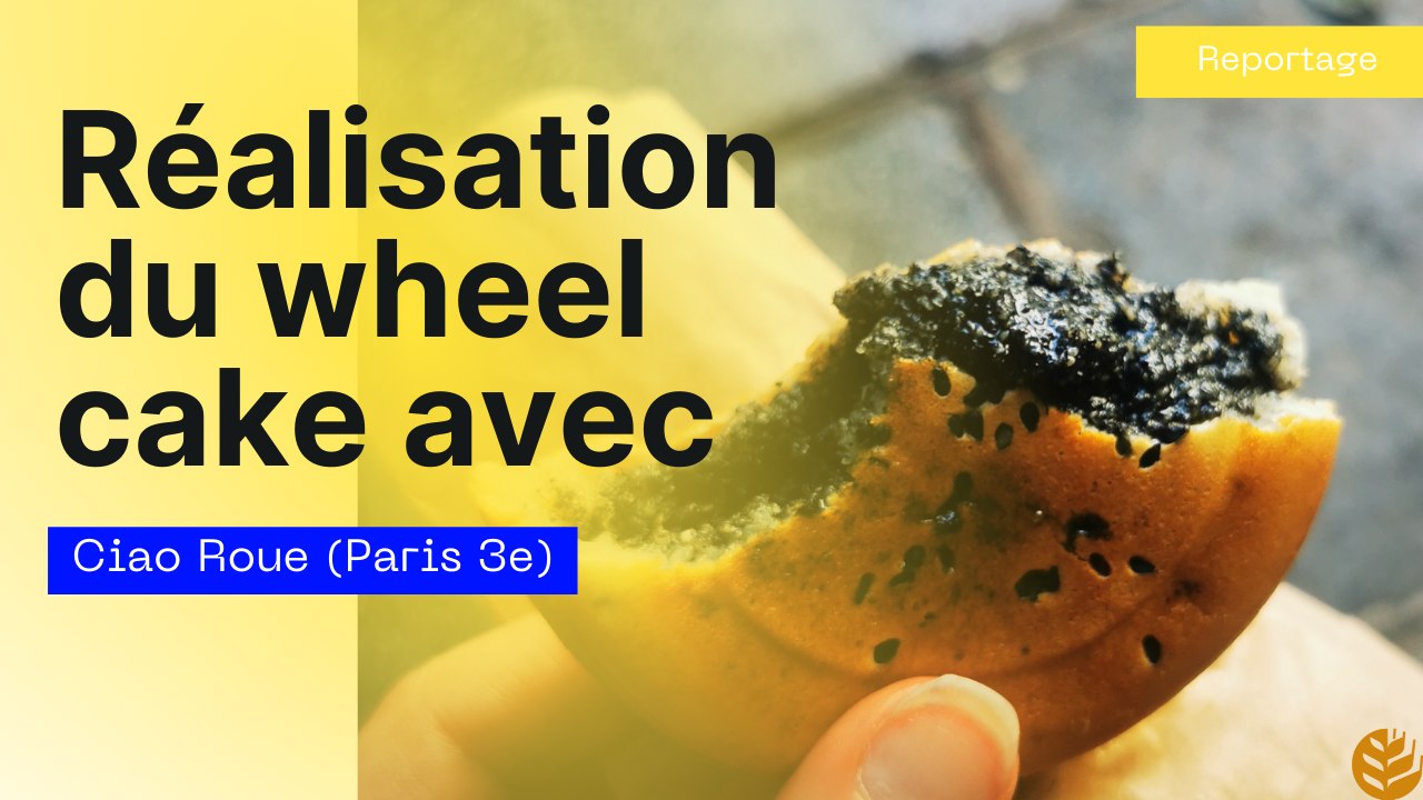 Réalisation du Wheel Cake chez Ciao Roue (Paris 3e)