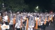 Instituciones, unidades educativas y militares participan en el desfile de teas