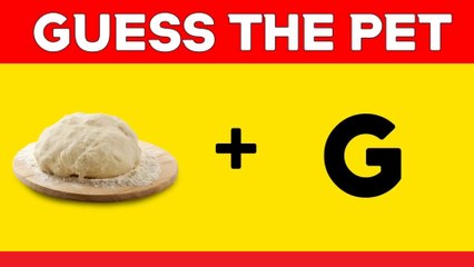 Guess The Pet Animal Name ??