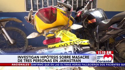 Dos hipótesis, alrededor de tres muertes violentas en El Paraíso