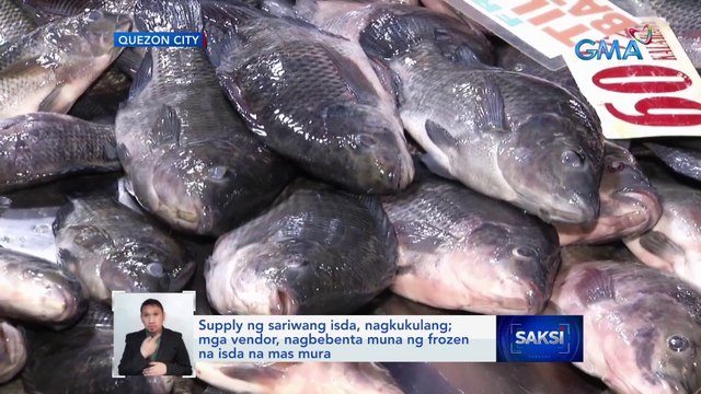 Supply ng sariwang isda, nagkukulang; mga vendor, nagbebenta muna ng frozen na isda na mas mura | Saksi