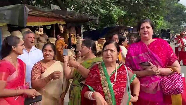 इन्द्रध्वज महामंडल समापन पर निकली शोभायात्रा