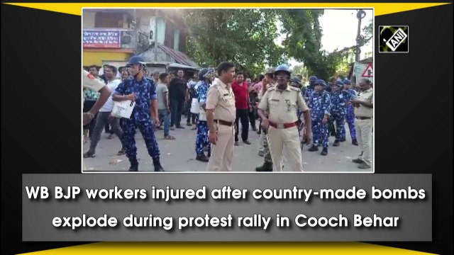 West Bengal BJP workers injured after country-made bombs explode during protest rally in Cooch Behar
