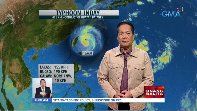 Typhoon #IndayPH, posibleng lumabas ng PAR mamayang gabi o bukas ng madaling-araw; Isang bagyo, maaaring pumasok ng PAR sa mga susunod na araw - Weather update today as of 6 a.m. (September 12, 2022)