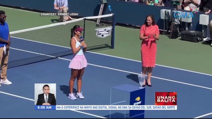 Alex Eala, wagi sa 2022 U.S. Open junior girls' singles tennis | UB