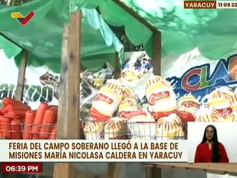 Más de 1.500 familias atendidas con la Feria del Campo Soberano en Arístides Bastida en Yaracuy