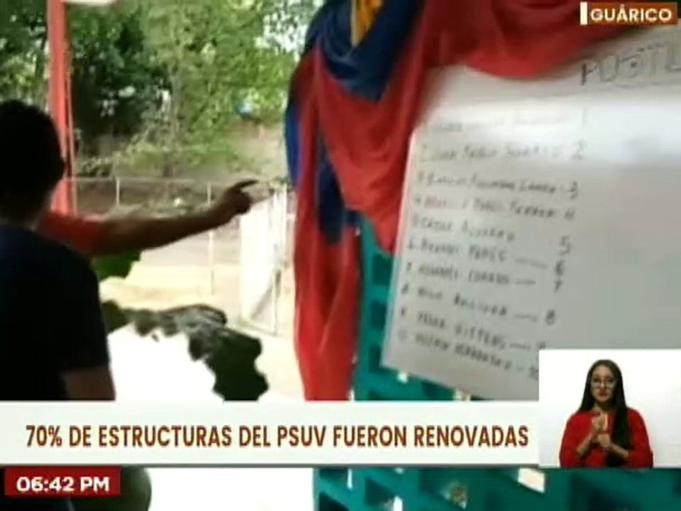 Guárico | Equipo político del PSUV ofrece balance de las elecciones de UBCH y jefes de comunidad