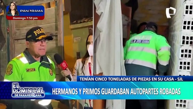 SJL: PNP encuentra 5 toneladas de autopartes robadas en una vivienda