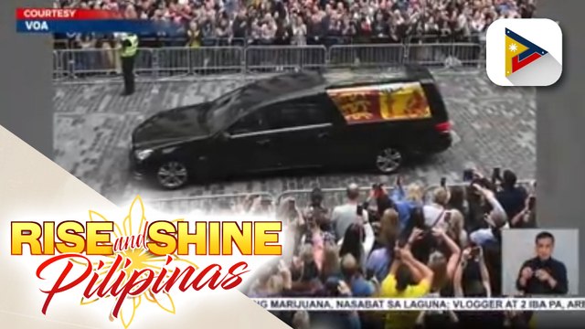 Kabaong ni Queen Elizabeth II, nakarating na sa Palace of Holyroodhouse