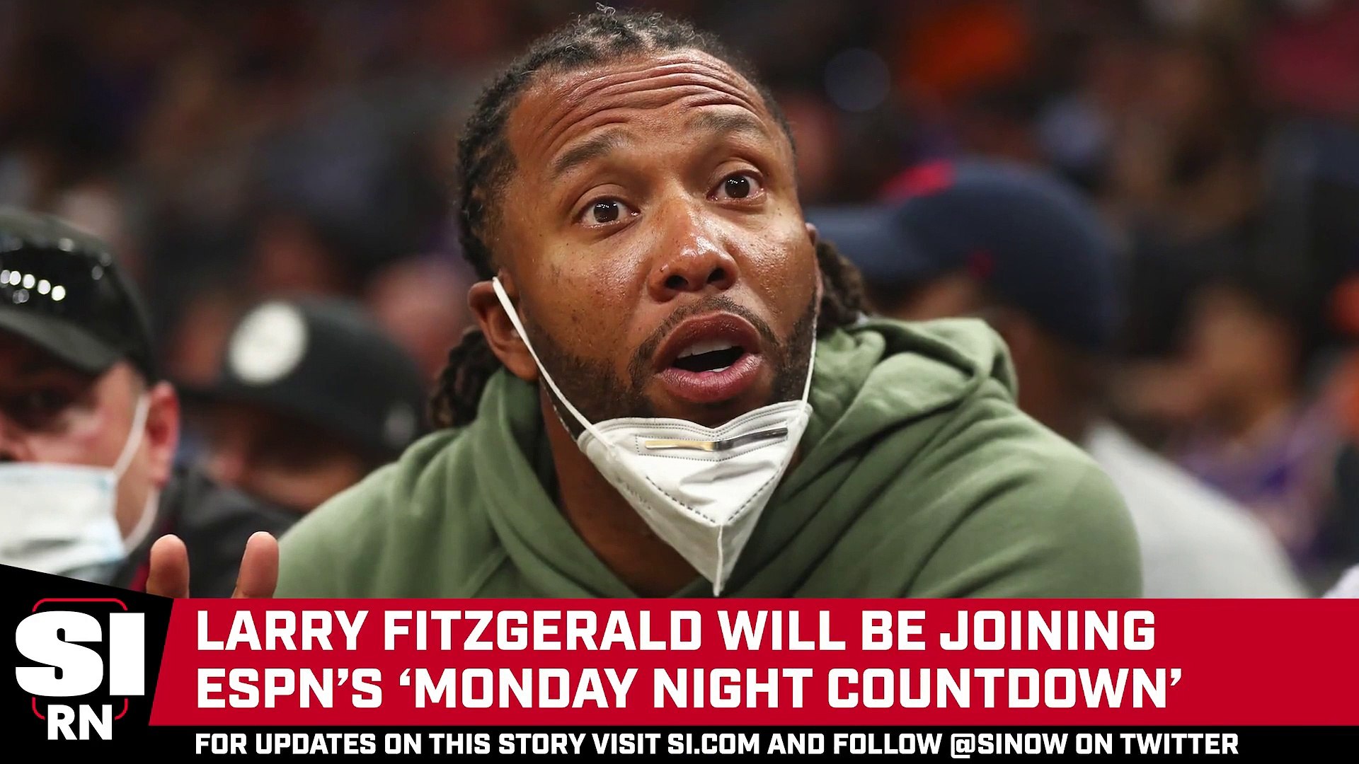 Larry Fitzgerald talks about his work on 'Monday Night Countdown