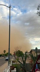 Dust Storm Moves in on Chandler, AZ