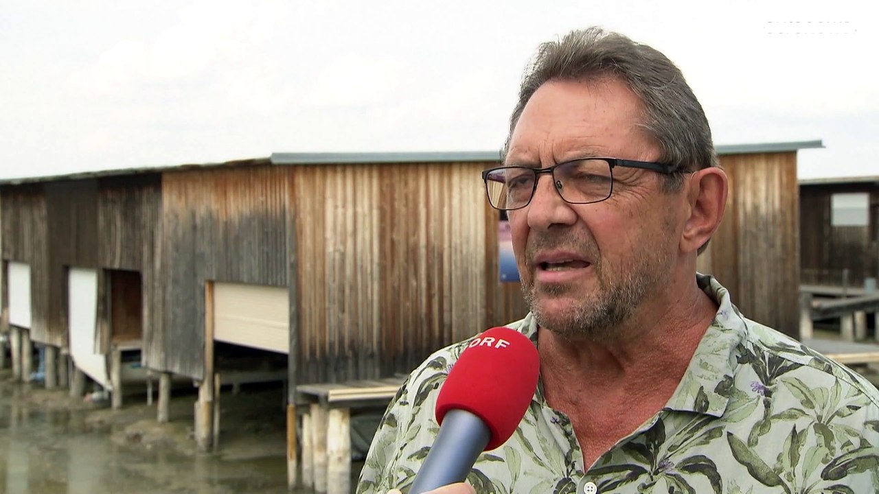 Nur noch Schlamm: Hütten am Neusiedler See nicht mehr erreichbar