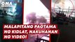 Malapitang pagtama ng kidlat, nakuhanan ng video! | GMA News Feed