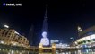 Dubai's Burj Khalifa lit up with portrait of Queen Elizabeth II