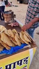 Crunchy Masala Papad Making In Mumbai #shorts