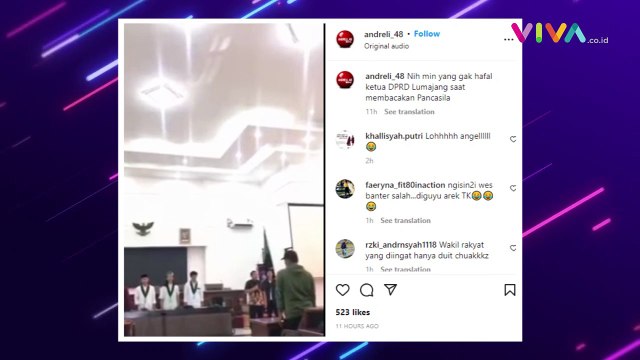Bikin Malu! Ketua DPRD Gak Hafal Pancasila