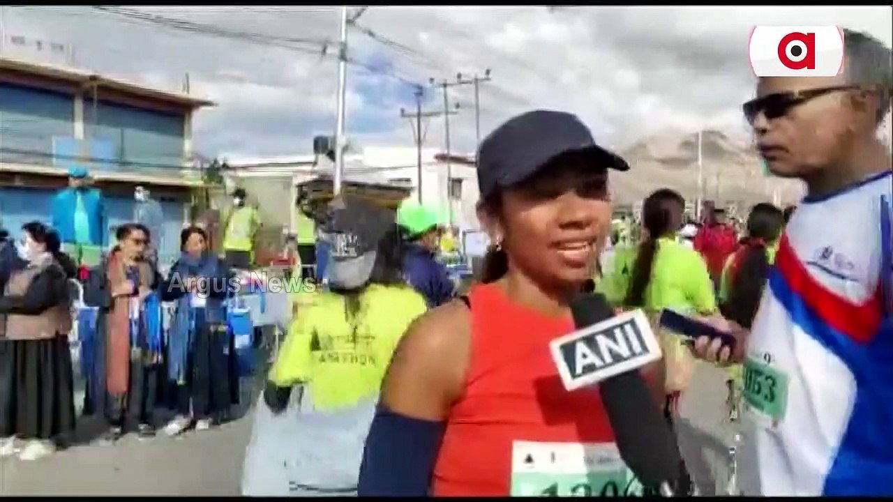 Jammu based athletes participated in the 9th edition of Ladakh marathon