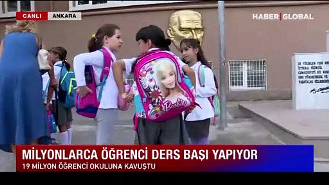 19 milyon öğrenci ve 1,2 milyon öğretmen için ilk ders zili bugün
