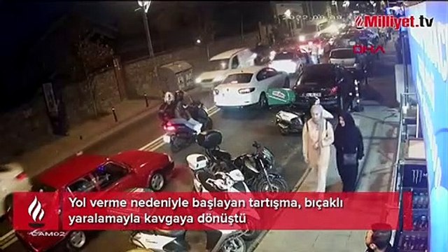 Çekmeköy'de yol verme tartışması bıçaklı kavgaya dönüştü