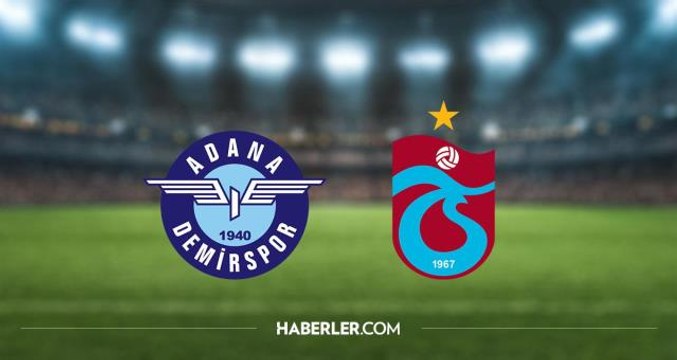 Adana Demirspor - Trabzonspor maçı ne zaman, hangi kanalda? Adana Demirspor - Trabzonspor maçı saat kaçta, şifresiz HD canlı izleme linki var mı?