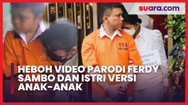 Heboh Parodi Ferdy Sambo dan Putri Candrawathi Versi Anak-anak, Netizen Ngakak!