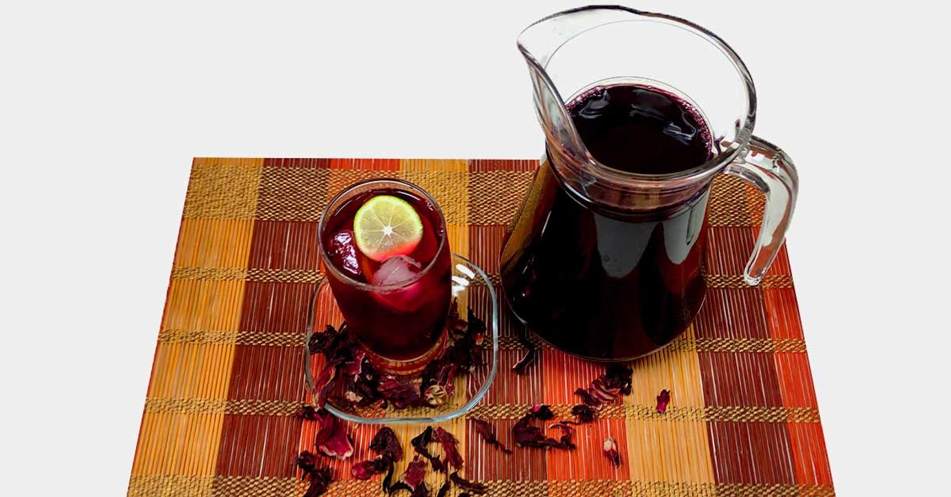 طريقة عمل شاي الكركديه