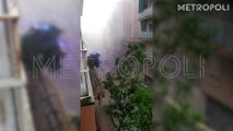 Brutal incendio en un local de bicitaxis de Sants-Montjuïc