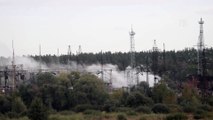Rus güçleri Ukrayna'da elektrik santralini vurdu