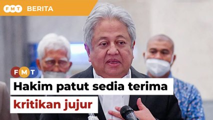 下载视频: Hakim patut sedia terima kritikan jujur, Zaid beritahu Tengku Maimun