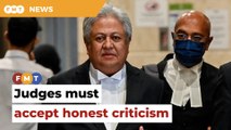 Justice not a ‘cloistered virtue’, judges must accept honest criticism, Zaid tells CJ