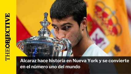 Alcaraz hace historia en Nueva York y se convierte en el número uno del mundo