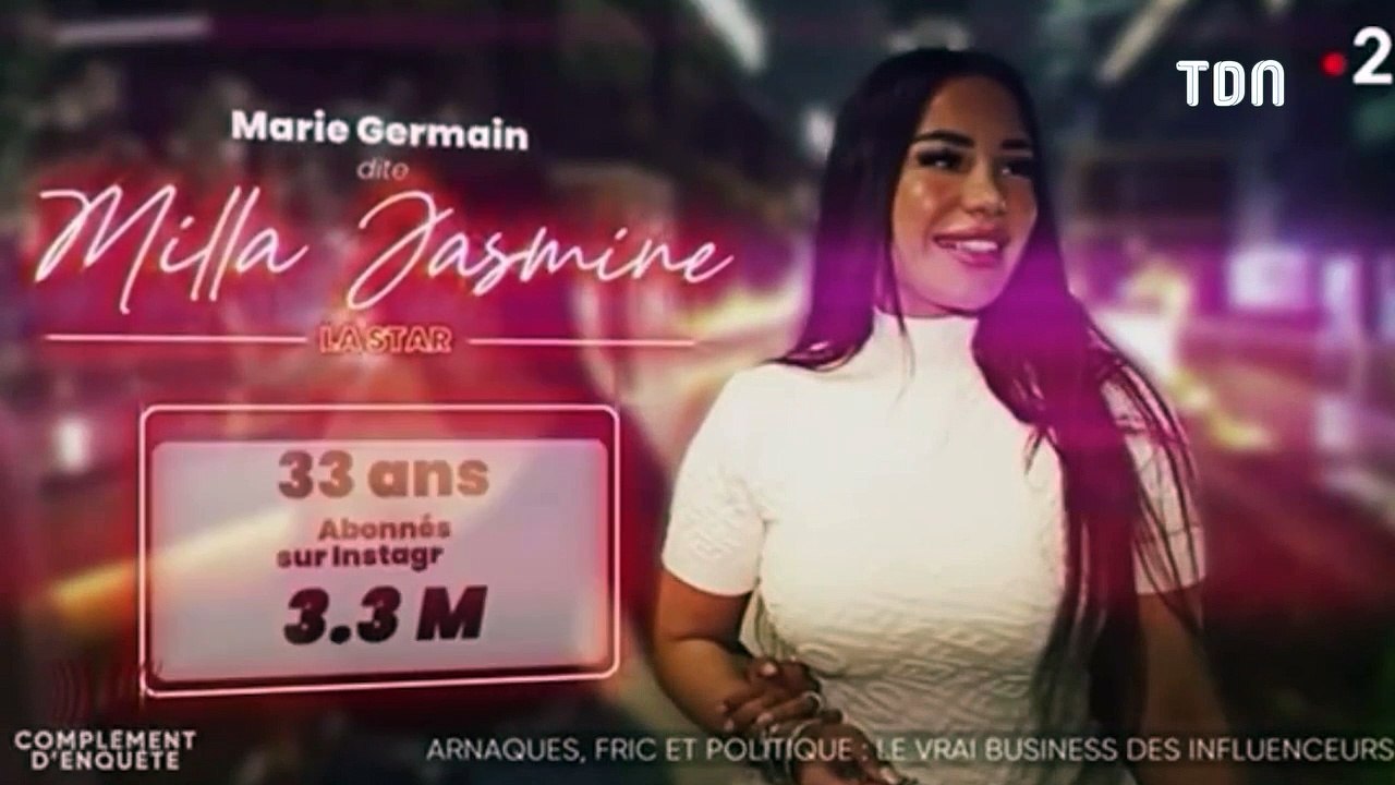 Complément d'enquête : Révélation du véritable nom de Milla Jasmine