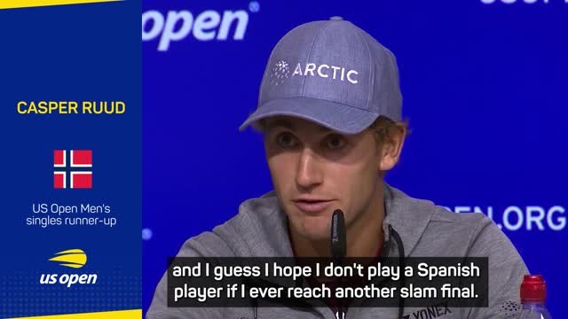 Ruud hopes to avoid Spanish players in future slam finals