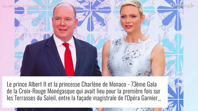 Charlene de Monaco chic et au naturel au bras d'Albert : le couple honore la mémoire d'Elizabeth II