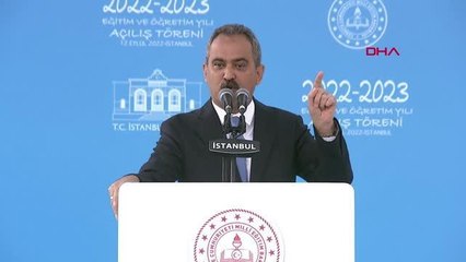 BAKAN ÖZER İSTANBUL'DA OKUL AÇILIŞINDA KONUŞTU - 1