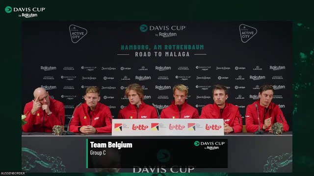 Coupe Davis 2022 - La Belgique est ambieuse à Hambourg et veut se qualifier pour les quarts de la Davis Cup !