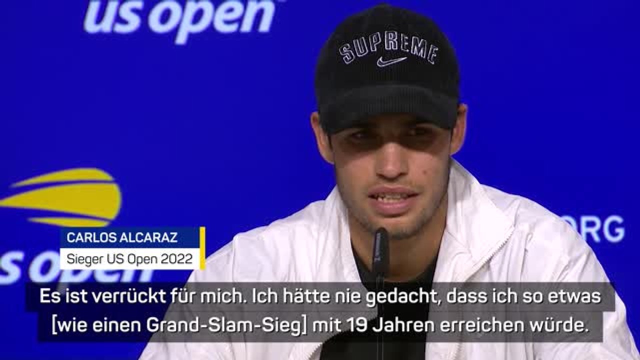 Alcaraz nach Sieg bei US Open “hungrig nach mehr”