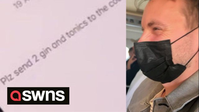 Man pretends to be pilot using iPhone Airdrops to send hilarious pictures to fellow passengers