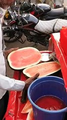 Watermelon Cutting Skills #shorts