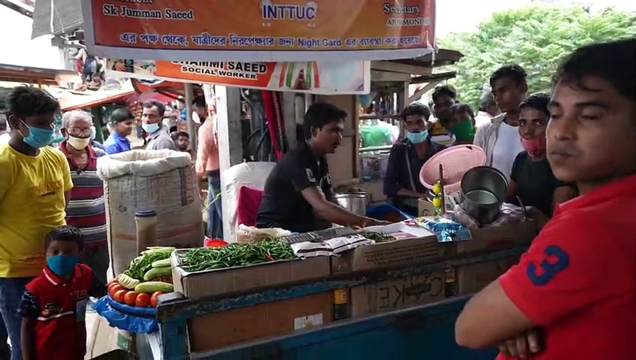 UNIQUE Style Jhal Muri Making of Kolkata   Indian Street Food