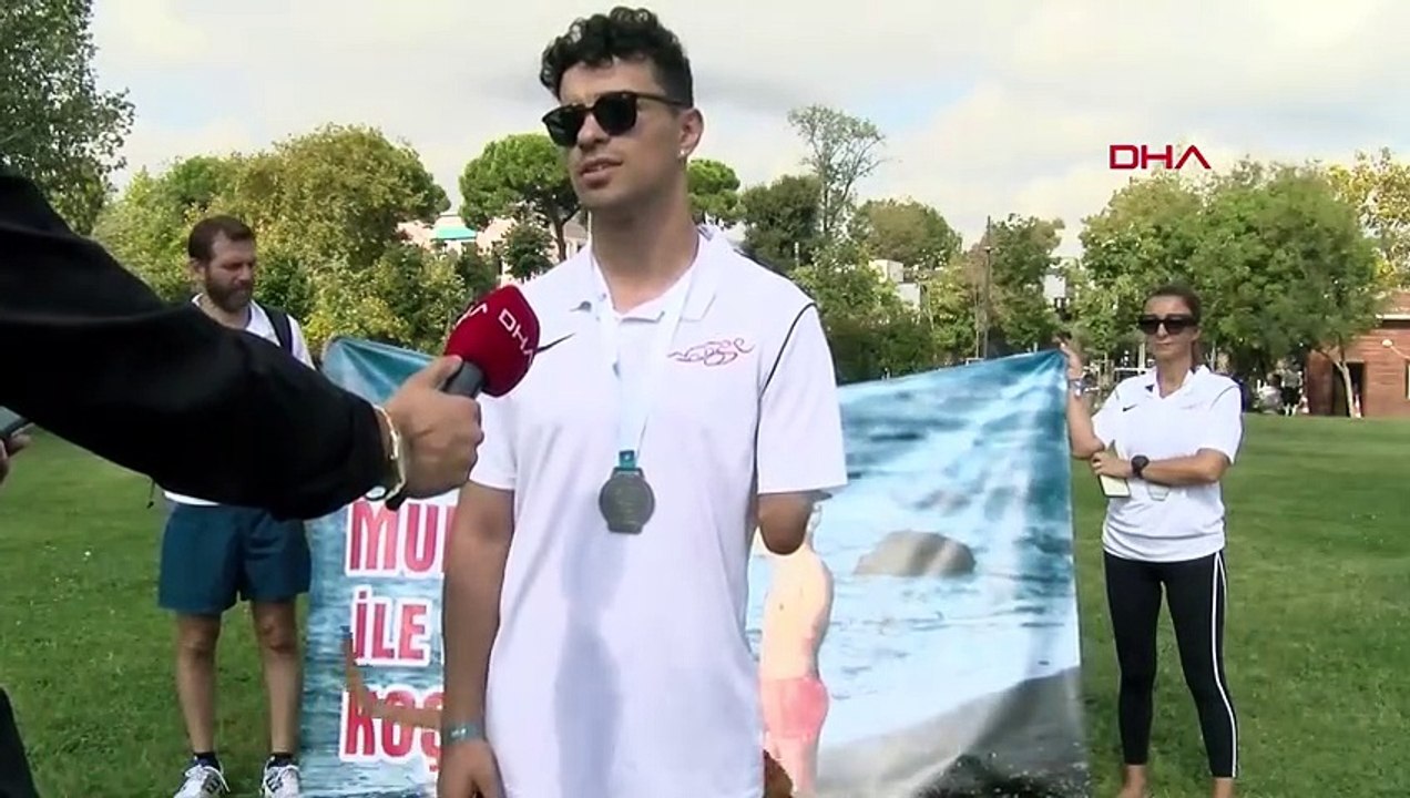 Azmin zaferi nedir diye sorarlarsa onu gösterin! Doğuştan bir kolu ve 2 bacağı yok ama...