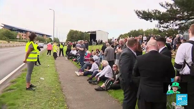 Así fue la llegada del féretro de la reina Isabel II a Edimburgo, capital escocesa